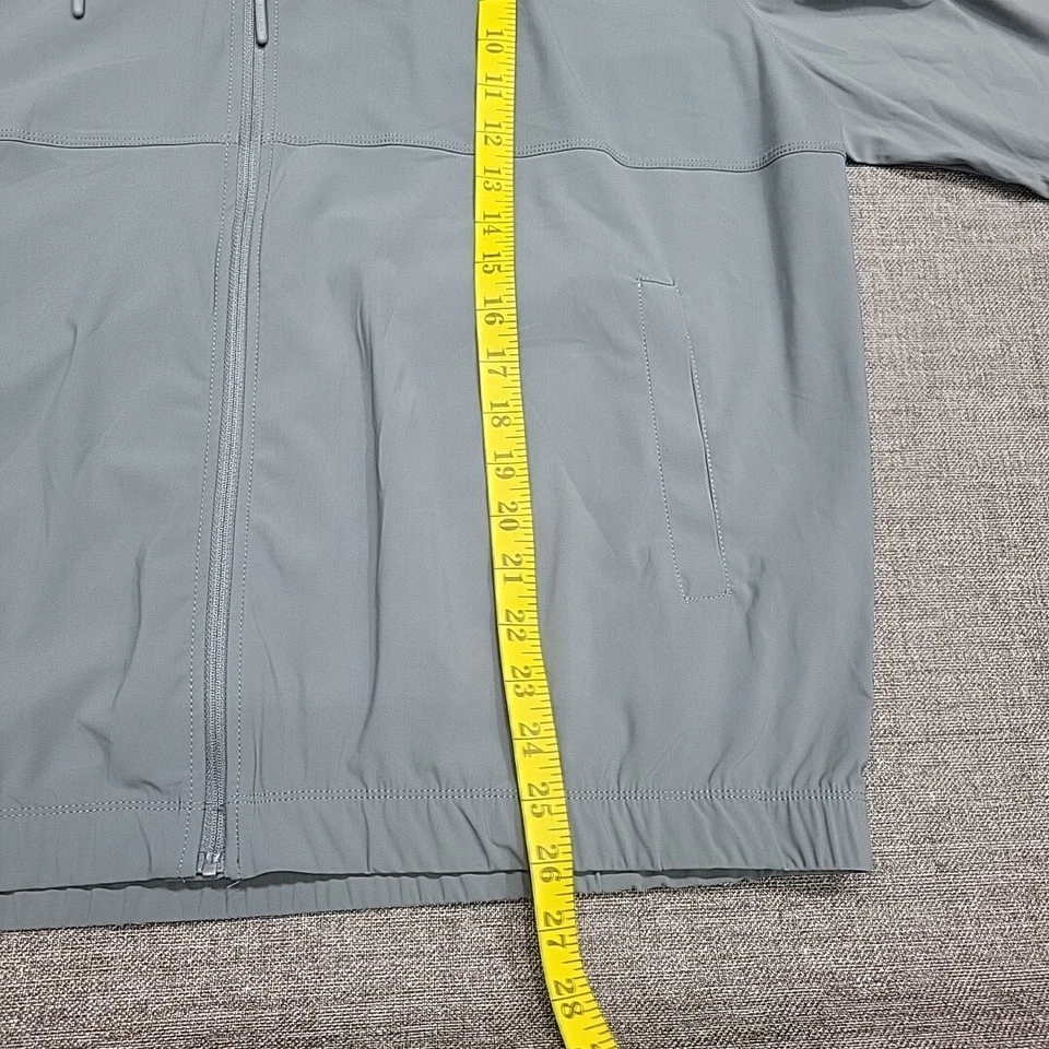 Chaqueta Kirkland Signature para mujer activa con cremallera completa talla XX-grande gris tormentoso Foto 3 de 4