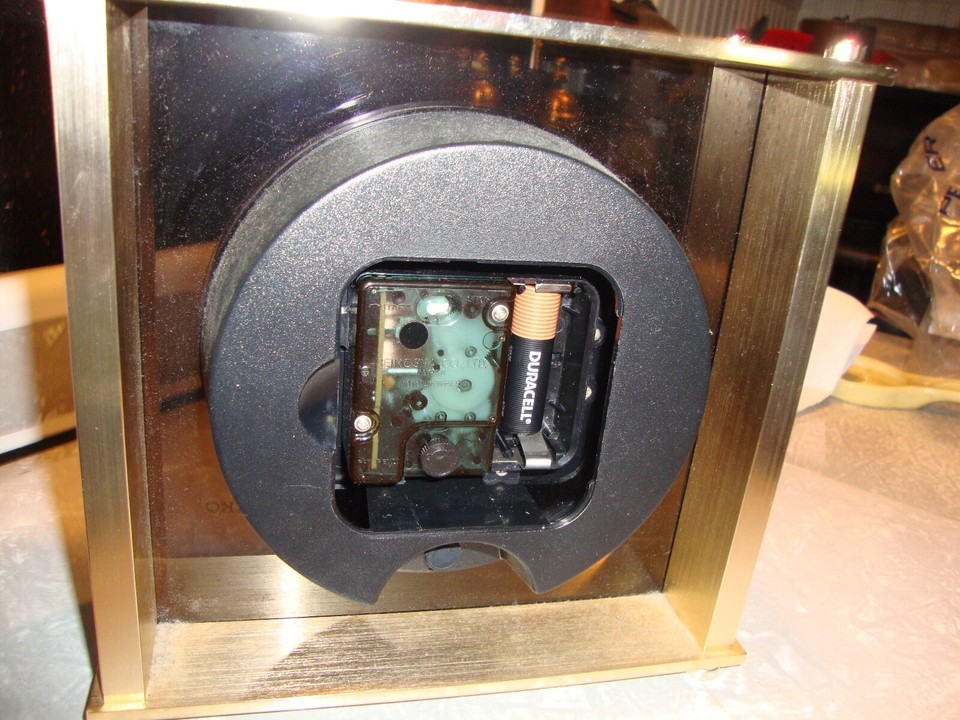 SEIKO World Time Zone Clock Airplane Second Hand Nice eBay