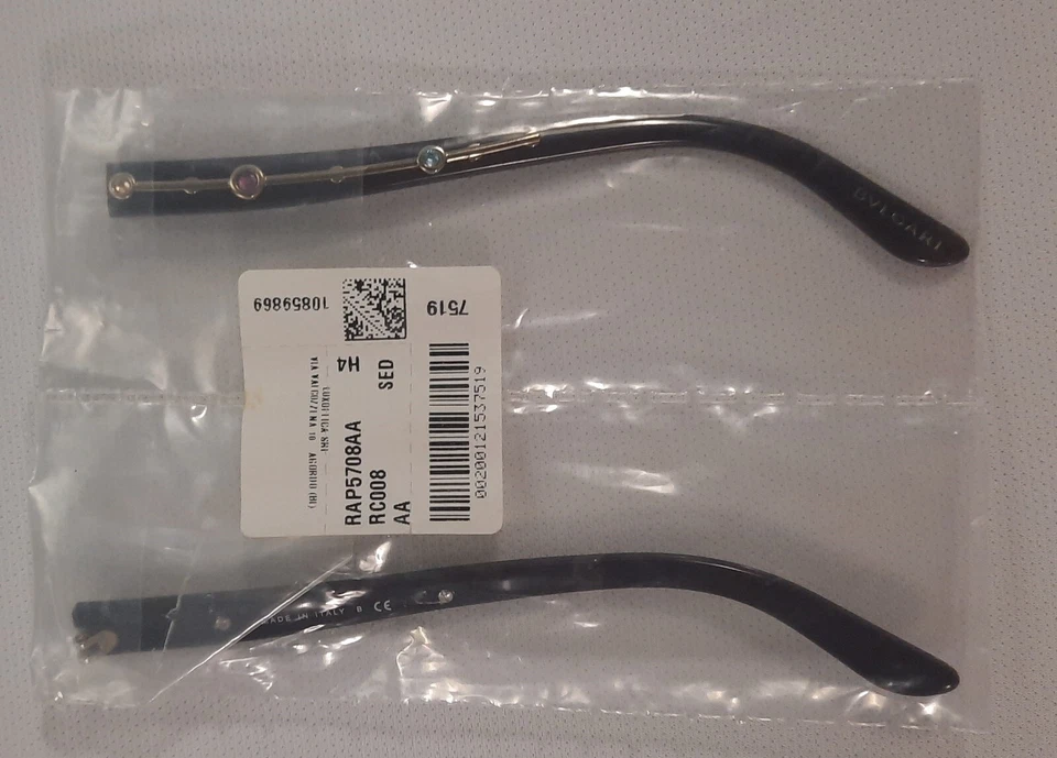 Bvlgari Stecche RAP5708AA Originale per Occhiali Originali Bvlgari - Imagen 4 de 4