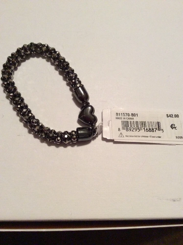 PULSEIRA MAGNÉTICA SKELETONS AFTER DARK HEART US$ 42 B-121 - Imagem 3 de 4