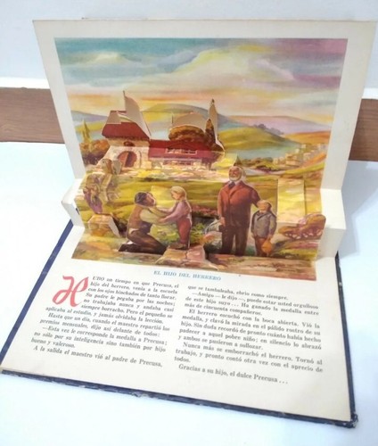 Vintage HECTOR G. OESTERHELD "HEART" Novel POP-UP SPANISH Book ARGENTINA 1949 - Picture 4 of 6