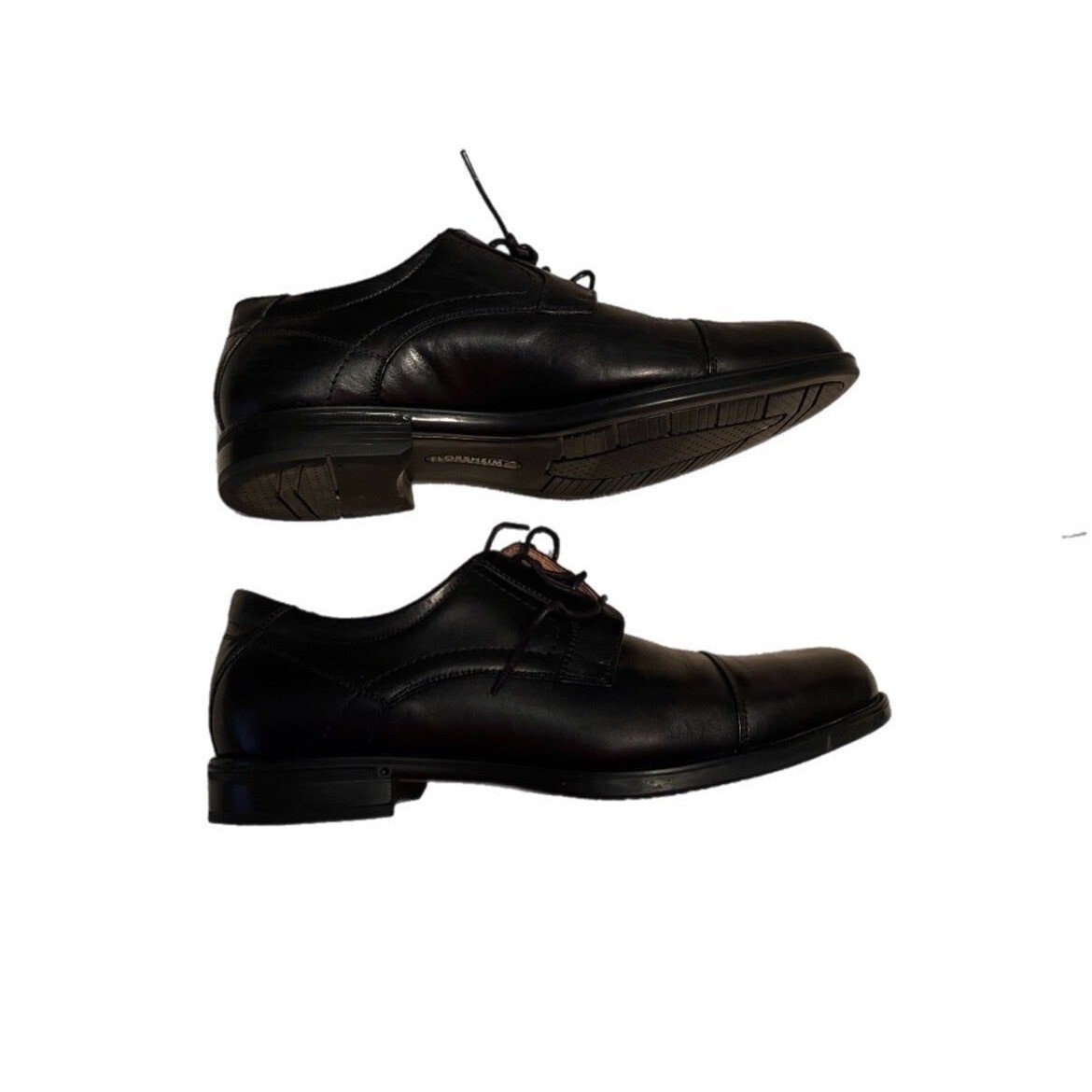 Florsheim Comfortech Black Leather Oxford Dress Shoes Sz 12D  display picture 1