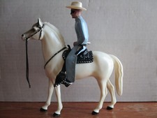1950's HARTLAND ORIGINAL EARLY VERSION CHAMP STYLE LONE RANGER w/SILVER COMPLETE