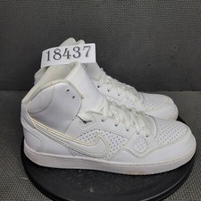 Nike Son of Force Mid Shoes Youth Sz  Whte Tr...