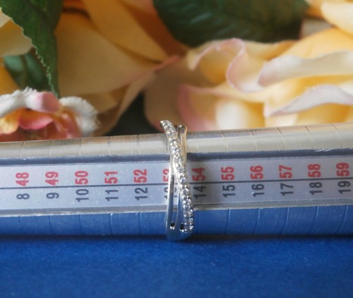 *** BAGUE CARADOR TBE OR 9 CARATS 53 13 16,9 GRIS OX 375 *** - Foto 6 di 14