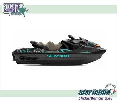 Custom Stickers set for ''Sea-doo Gtx 170-2022-2023 Mint ''