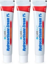 Hydrocortisone cream 1% 1oz Tube (Pack of 3), Maximum Strength Anti-Itch Cream
