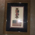 CIVIL WAR GAR MEMBERSHIP BADGE VETERAN NUMBERED Framed
