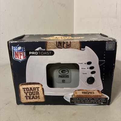 Green Bay Packers Toaster Pro Toast NFL Toast Team 2 Slice Automatic Toaster