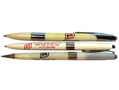 FS FARM SERVICES VINTAGE ADVERTISING PENS AND PENCIL AGRICULTURE 1970'S