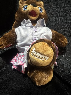 Build a Bear Sammy Squirrel Plush Doll Great Wolf Lodge 16'' W/ Outfit Super Soft