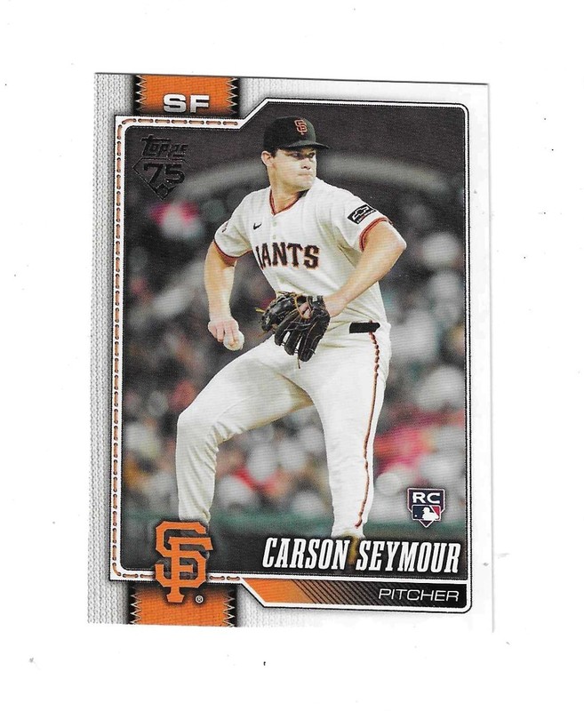 2026 Topps Series 1 Carson Seymour Rookie Card #112