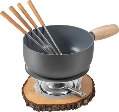KUHN RIKON Käsefondue Set Alpine Ø 20 cm, 2.5 Liter Inhalt für 2-4 Personen