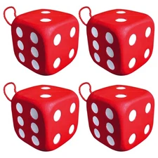 Morrell Targets High Roller Foam 6 Sided 21 Combo Archery Target, 4 Pack, Red