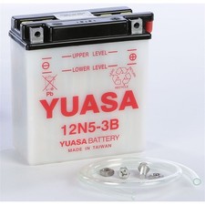 Yuasa Battery 12N5-3B Conventional electrolyte Sold Separately YUAM2253B