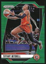2024 Panini Prizm WNBA Prizms Green #57 Tiffany Mitchell - BSK