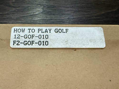 1944 Disney Limited Edition Framed Lithograph Goofy Golfer "How To Play Golf" - Bild 6 von 7