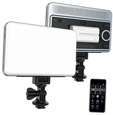  18W 2800K-6800K CRI 95+ On Camera LED Panel Video Light, 18W CCT & Bluetooth