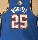 Ajay Mitchell Signed 2025 NBA Finals Jersey Thunder Beckett BAS COA