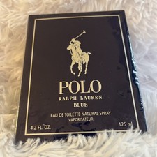 Polo Blue by Ralph Lauren 4.2 oz Eau De Toilette Natural- Men Brand New Sealed
