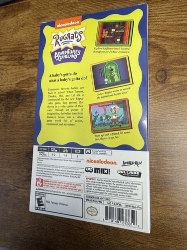 Les Razmoket Rugrats Adventures in Gameland - Jeu PS5 - Jeux