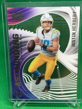 2020 Panini Illusions - Astounding Justin Herbert #A3 Emerald (RC)