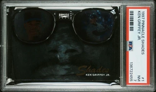 Ken Griffey Jr. baseball card PSA 7 Near Mint  1997 Pinnacle Shades Mariners HOF