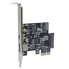 USB 3.2 Gen1 Expansion Card PCIExpress Adapter with 3 Ports for Desktop PC