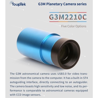 ToupTek G3M2210C USB3.0 Guider Colour Planetary Camera for Astro Telescope