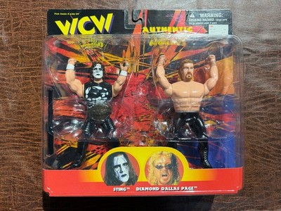 1998 WCW Toymakers STING & DIAMOND DALLAS PAGE rare 2 Pack Set DDP