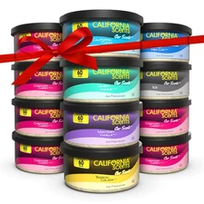 California Scents Can Air Freshener and Odor Neutralizer, Set of 12 Spillproo...