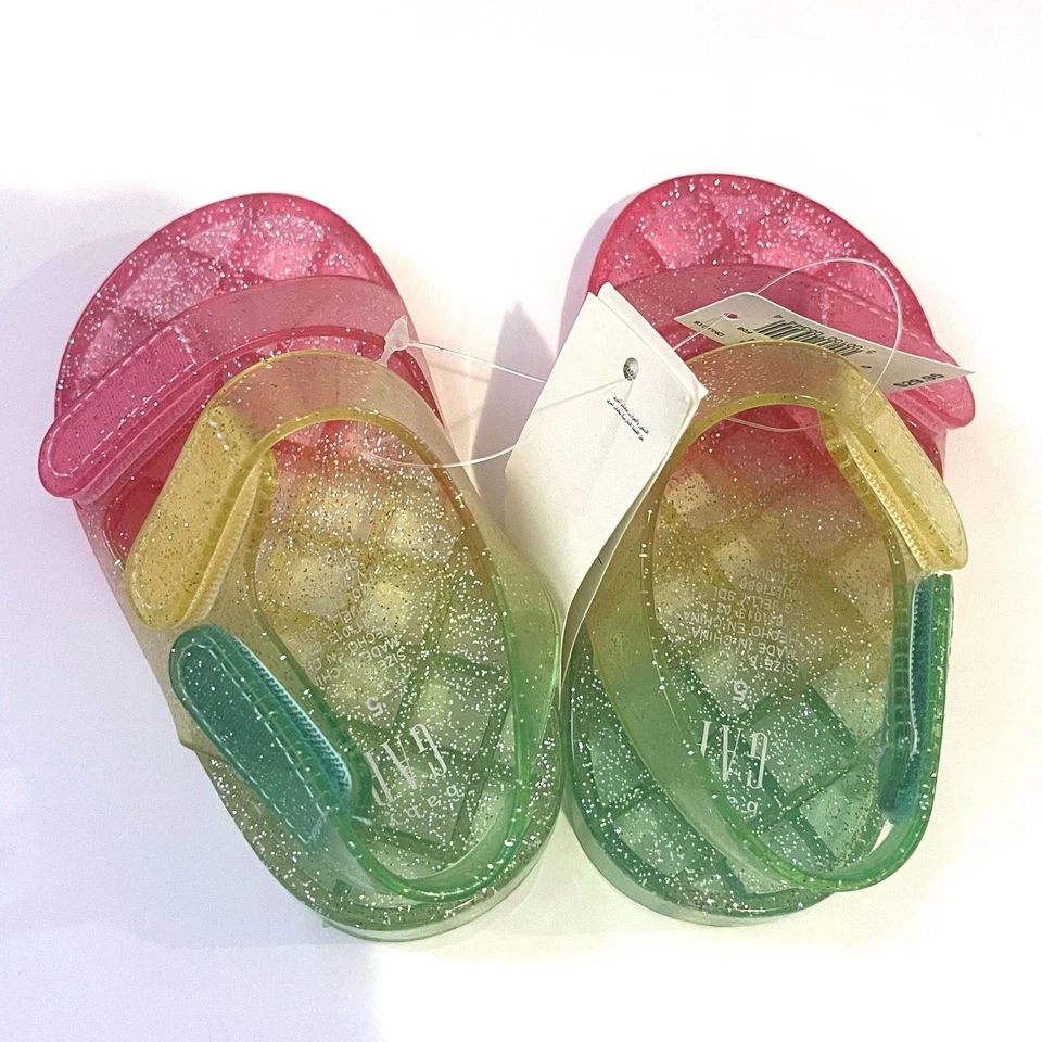Sandalias de gelatina brillante BABY GAP NUEVAS CON ETIQUETAS para niños pequeños en varias tallas 5 Foto 4 de 4