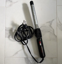 Revlon 3/4 in Curling Iron 400 F Max, On/Off Switch, Black/Silver