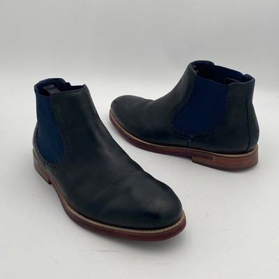 Ted Baker London Kaidon Chelsea Boots Men\'s 10 Black  blue Leather Casual office Ted Baker London Kaidon Men main image 2