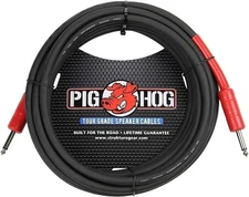 Pig Hog PHSC25 High Performance 14 Gauge 9.2mm 1/4" Speaker Cable, 25 Feet
