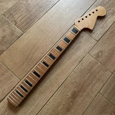 24”Short Scale Roasted Maple Guitar Neck Nitro for Jaguar /Mustang Replacement