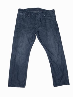 Levi s Jeans Herren 38/30 Blau Black Cast Straight Leg Denim