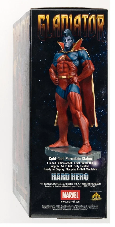 SEALED!! GLADIATOR Statue HARD HERO Retailer Exclusive Edition 500 X-MEN Phoenix - Image 4 of 4