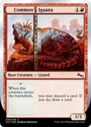 4x Common Iguana MTG Unstable NM Magic Regular - Picture 1 of 1