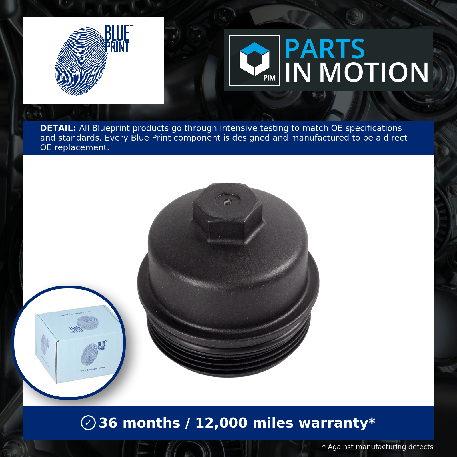 CAP OIL FILTER HOUSING ADBP990010 FOR Z 10 XEP 1.0L X 10 XE 1.0L 3cyl 1.8L 4cyl - Image 5