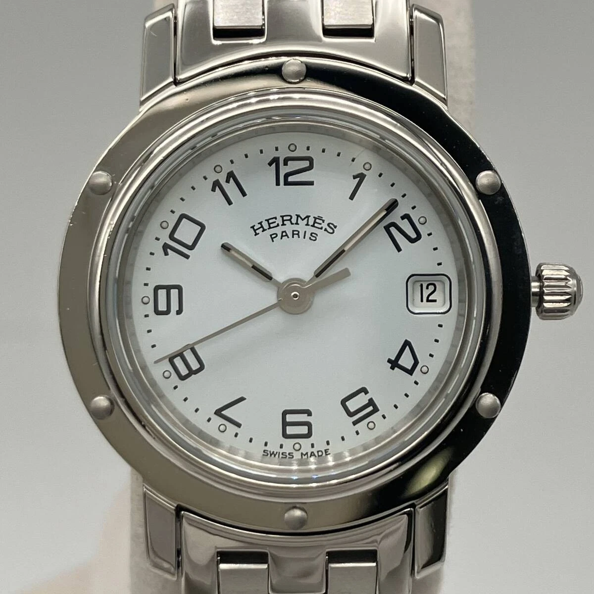 HERMÈS Orologio da polso HERMES PARIS Clipper CL4.210 usatodario ca alarzo quarzoico