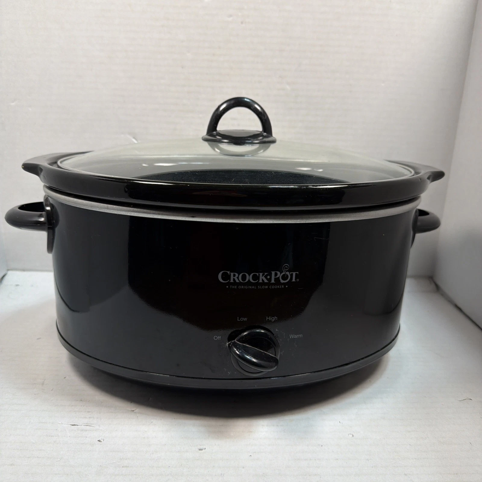 Crock-Pot 7-Quart Manual Slow Cooker Black