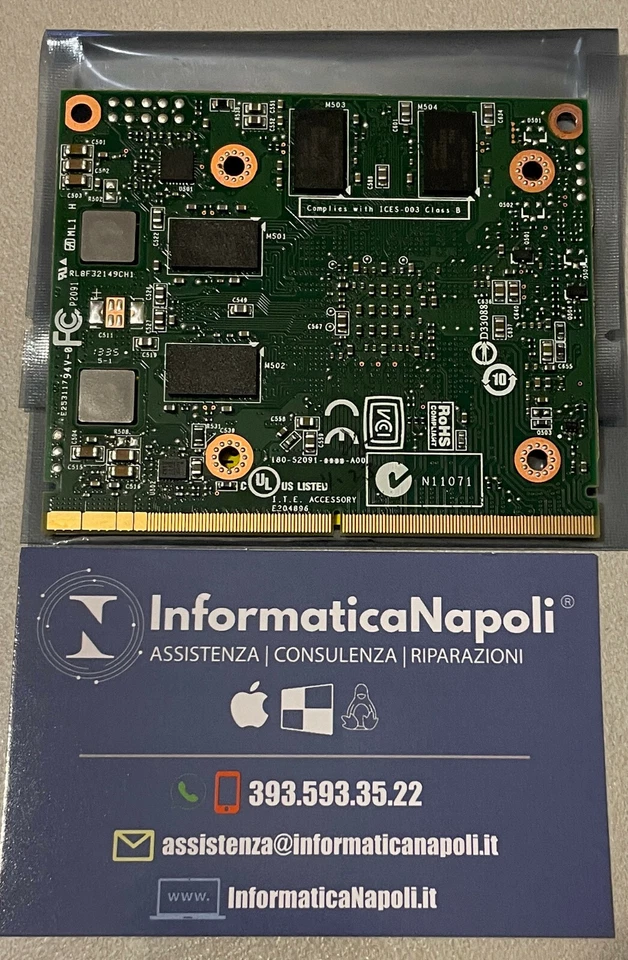 ✅ Scheda video nVidia K2100 2GB Apple iMac 21.5 A1311 27 A1312 2009-2011  - Immagine 2 di 2