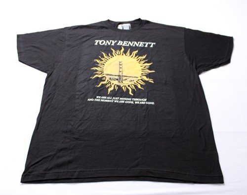 Cult Of Cult Men's Tony Bennett Sun Fine Jersey T-Shirt AP2 Black Size: 2X