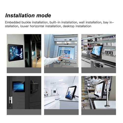 Industrial Panel PC 7 Inch Embedded LED Backlit IP65 Industrial Panel Computer♪ - Picture 4 of 12