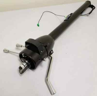 32'' BLACK Automatic Tilt Steering Column Tilt w/ Shift Indicator Auto Street Rod