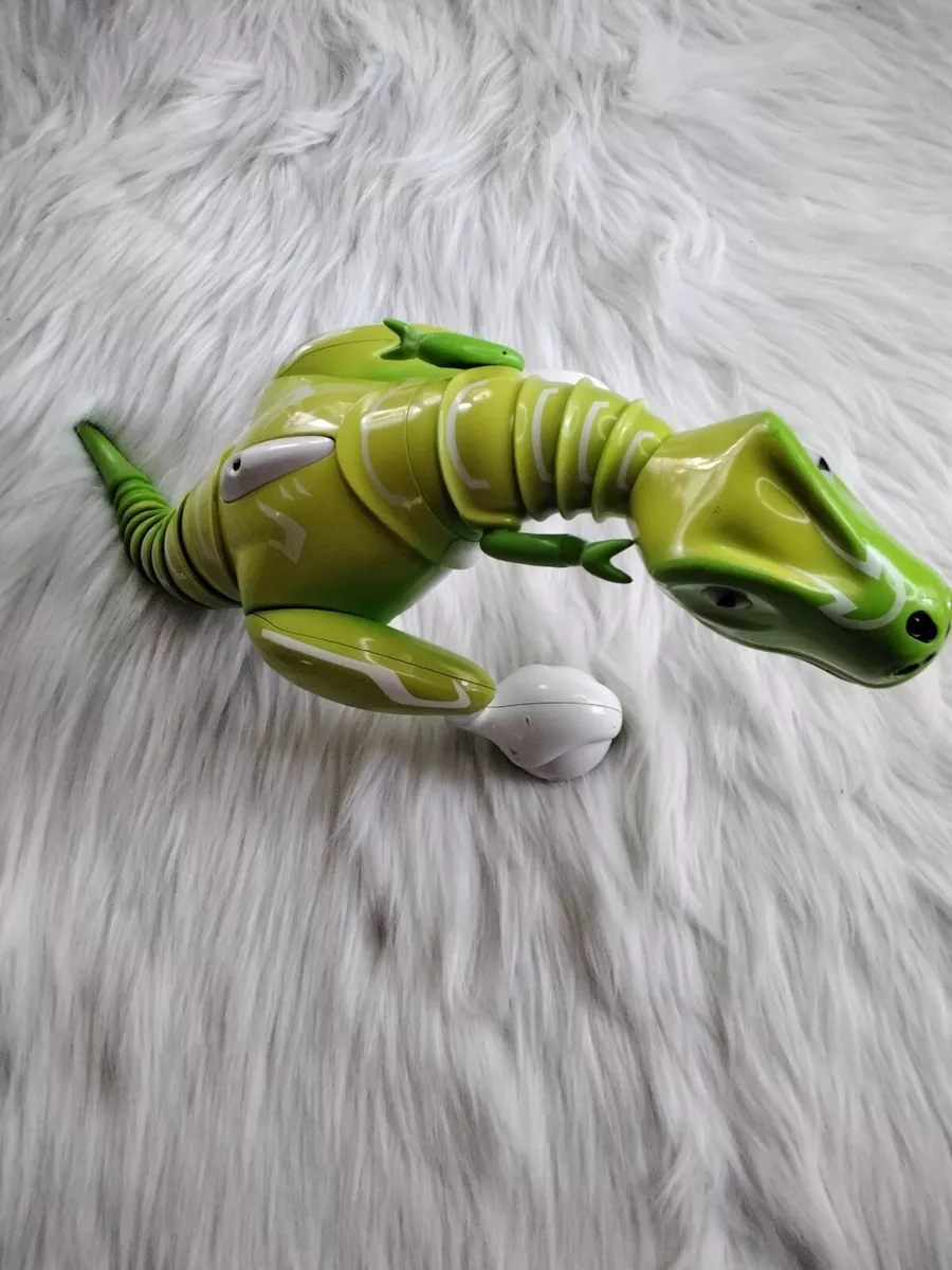 Working Zoomer Dino Boomer Green Interactive T rex Dinosaur No Remote