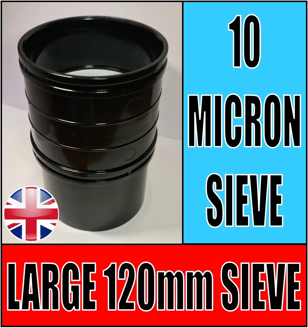 LARGE 10 MICRON NYLON MESH STACKABLE SIEVE FOOD GRADE STRAINER HOME BREW FILTER
Opens in a new windo