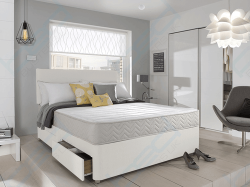 MEMORY FOAM DIVAN BED SET WITH MATTRESS AND HEADBOARD 3FT 4FT6 Double 5FT King - Picture 5 of 11