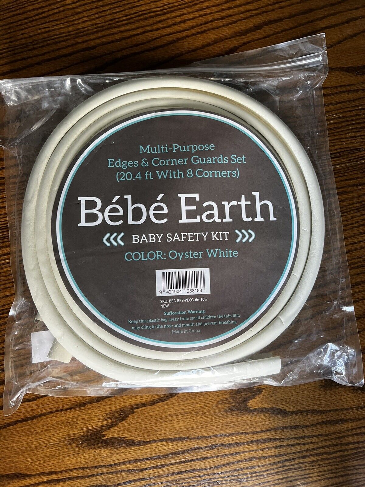 Bb Earth Bebe Earth - Baby Proofing Edge and Corner Guard Protector Set -  20 Feet, 8 Corners 